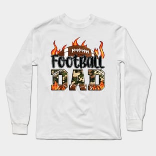 Football Game Day Football Dad Long Sleeve T-Shirt